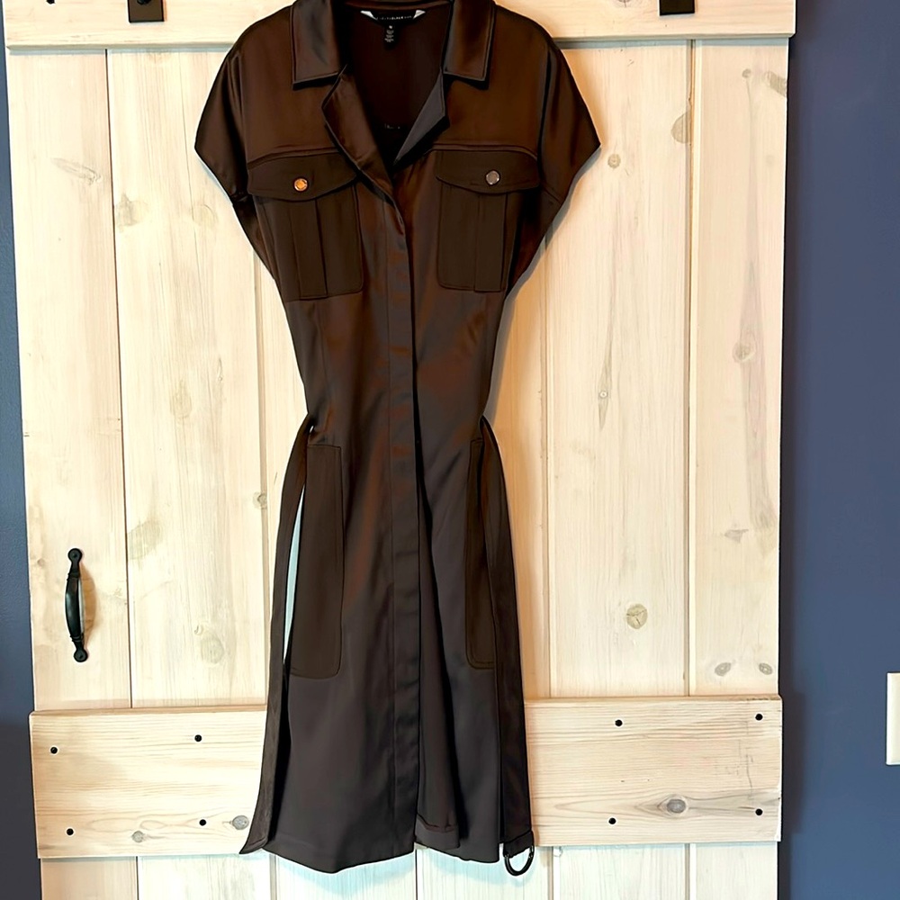 White House Black Market size 6 satin dress